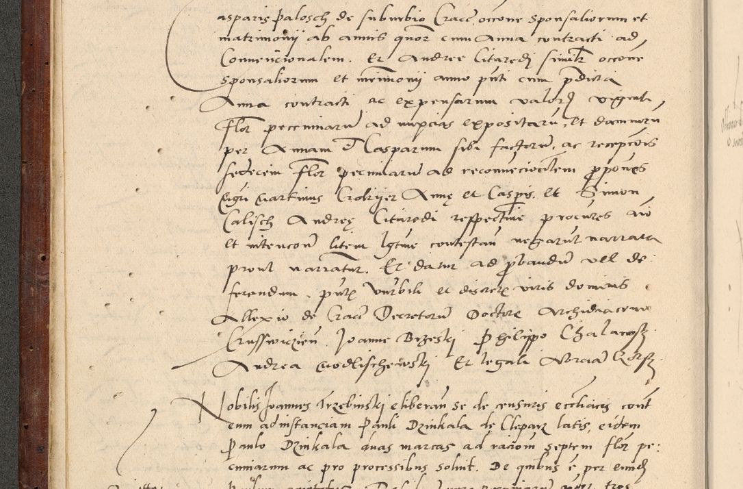 Zdjęcie nr 39 dla obiektu archiwalnego: Acta actorum causarum, sentenciarum et obligationum coram reverendo patre domino Paulo Crassowski Warscheviensi et Omnium Sanctorum preposito, canonico et officiali in spiritualibus generali Cracoviensi ad annum Domini millesimum quingentesimum quadragesimum primum, cuius indicio est quatuor decima, pontificatu (sic!) sanctissimi in Christo patris et domini nostri domini Pauli divina providencia pape tercii,, anno septimo, a die ac mense infrascriptis feliciter continuantur