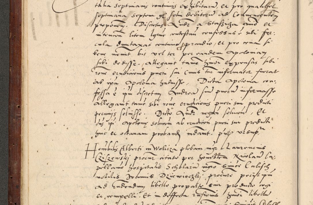 Zdjęcie nr 33 dla obiektu archiwalnego: Acta actorum causarum, sentenciarum et obligationum coram reverendo patre domino Paulo Crassowski Warscheviensi et Omnium Sanctorum preposito, canonico et officiali in spiritualibus generali Cracoviensi ad annum Domini millesimum quingentesimum quadragesimum primum, cuius indicio est quatuor decima, pontificatu (sic!) sanctissimi in Christo patris et domini nostri domini Pauli divina providencia pape tercii,, anno septimo, a die ac mense infrascriptis feliciter continuantur