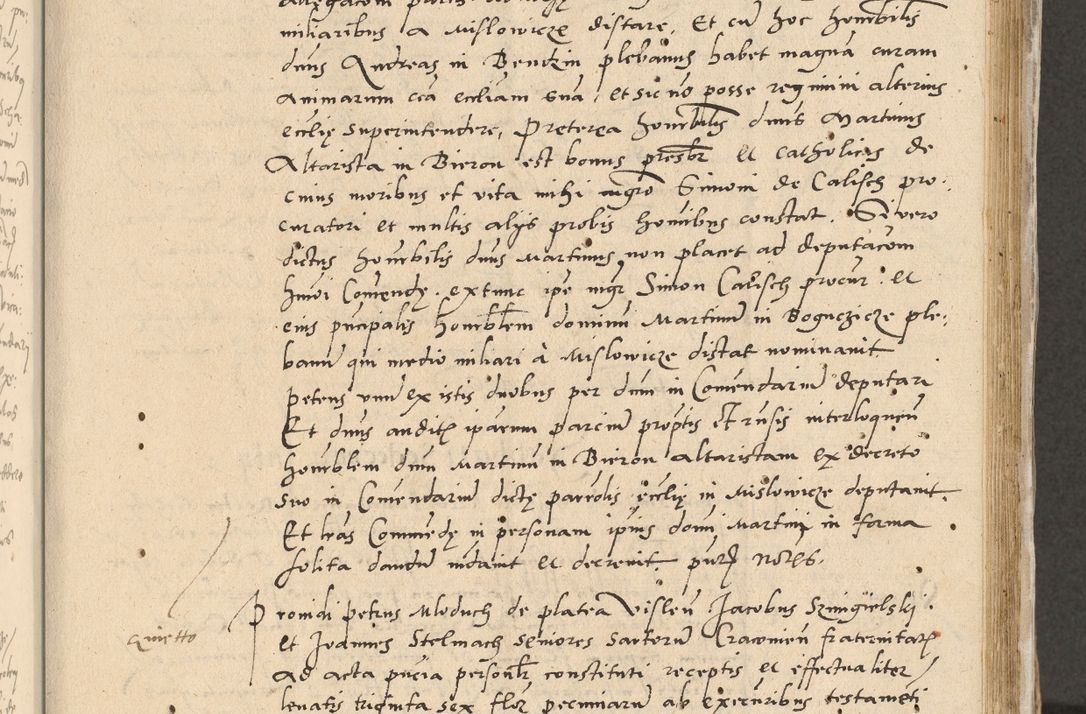 Zdjęcie nr 28 dla obiektu archiwalnego: Acta actorum causarum, sentenciarum et obligationum coram reverendo patre domino Paulo Crassowski Warscheviensi et Omnium Sanctorum preposito, canonico et officiali in spiritualibus generali Cracoviensi ad annum Domini millesimum quingentesimum quadragesimum primum, cuius indicio est quatuor decima, pontificatu (sic!) sanctissimi in Christo patris et domini nostri domini Pauli divina providencia pape tercii,, anno septimo, a die ac mense infrascriptis feliciter continuantur