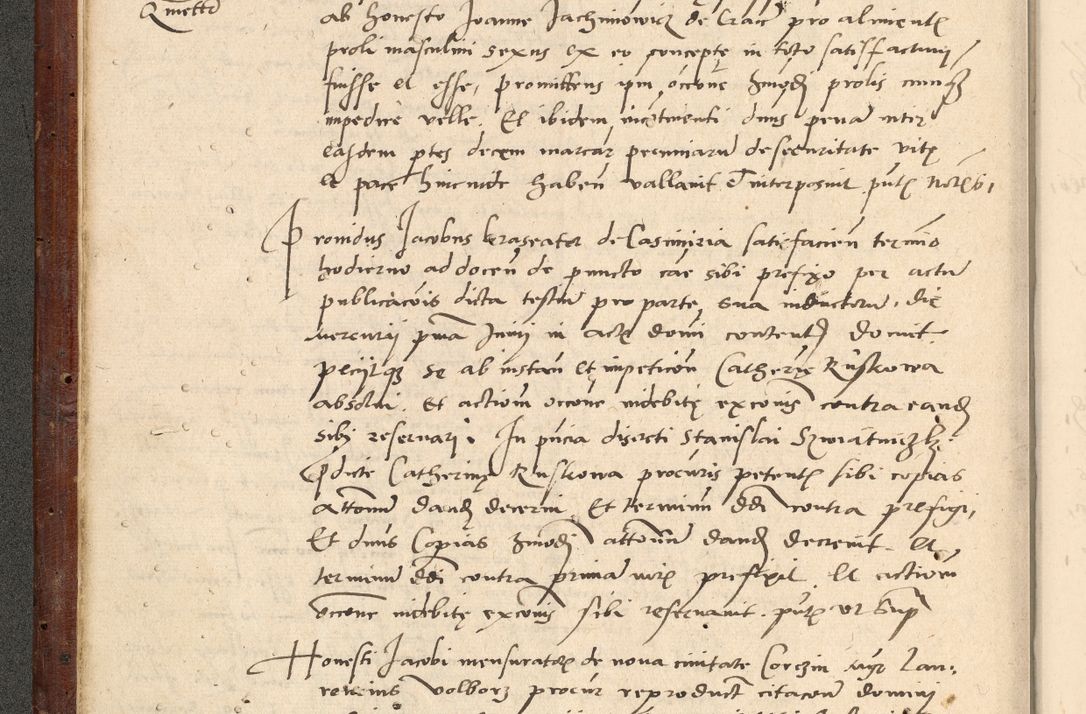 Zdjęcie nr 23 dla obiektu archiwalnego: Acta actorum causarum, sentenciarum et obligationum coram reverendo patre domino Paulo Crassowski Warscheviensi et Omnium Sanctorum preposito, canonico et officiali in spiritualibus generali Cracoviensi ad annum Domini millesimum quingentesimum quadragesimum primum, cuius indicio est quatuor decima, pontificatu (sic!) sanctissimi in Christo patris et domini nostri domini Pauli divina providencia pape tercii,, anno septimo, a die ac mense infrascriptis feliciter continuantur