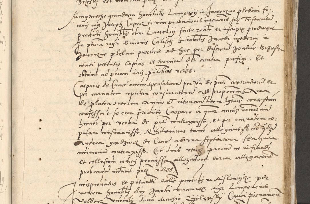 Zdjęcie nr 16 dla obiektu archiwalnego: Acta actorum causarum, sentenciarum et obligationum coram reverendo patre domino Paulo Crassowski Warscheviensi et Omnium Sanctorum preposito, canonico et officiali in spiritualibus generali Cracoviensi ad annum Domini millesimum quingentesimum quadragesimum primum, cuius indicio est quatuor decima, pontificatu (sic!) sanctissimi in Christo patris et domini nostri domini Pauli divina providencia pape tercii,, anno septimo, a die ac mense infrascriptis feliciter continuantur