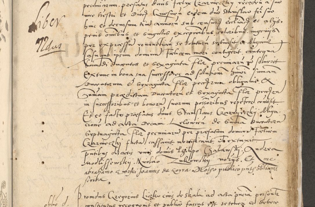 Zdjęcie nr 8 dla obiektu archiwalnego: Acta actorum causarum, sentenciarum et obligationum coram reverendo patre domino Paulo Crassowski Warscheviensi et Omnium Sanctorum preposito, canonico et officiali in spiritualibus generali Cracoviensi ad annum Domini millesimum quingentesimum quadragesimum primum, cuius indicio est quatuor decima, pontificatu (sic!) sanctissimi in Christo patris et domini nostri domini Pauli divina providencia pape tercii,, anno septimo, a die ac mense infrascriptis feliciter continuantur