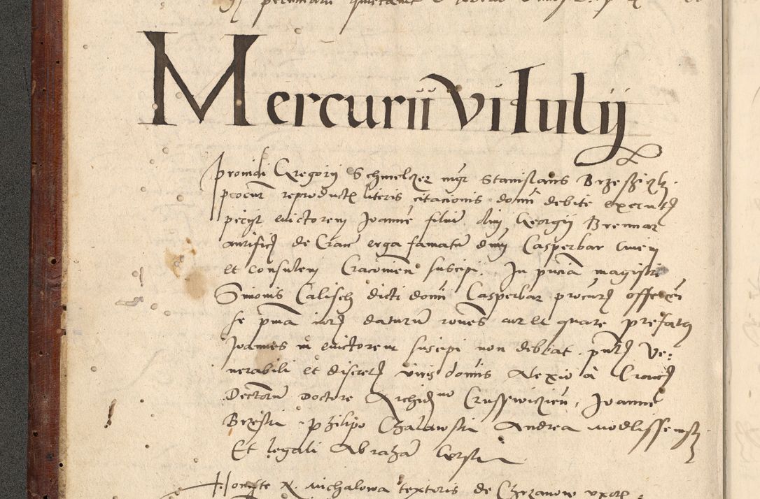 Zdjęcie nr 9 dla obiektu archiwalnego: Acta actorum causarum, sentenciarum et obligationum coram reverendo patre domino Paulo Crassowski Warscheviensi et Omnium Sanctorum preposito, canonico et officiali in spiritualibus generali Cracoviensi ad annum Domini millesimum quingentesimum quadragesimum primum, cuius indicio est quatuor decima, pontificatu (sic!) sanctissimi in Christo patris et domini nostri domini Pauli divina providencia pape tercii,, anno septimo, a die ac mense infrascriptis feliciter continuantur