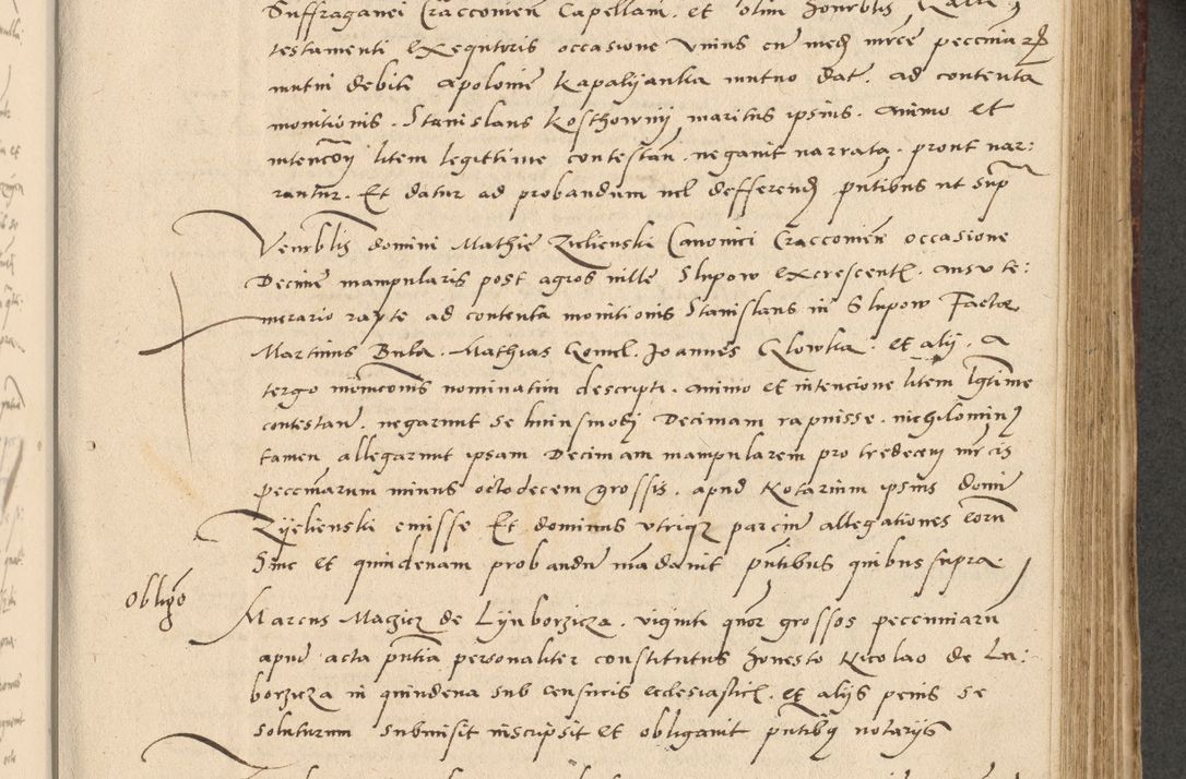 Zdjęcie nr 204 dla obiektu archiwalnego: Acta actorum causarum, sentenciarum et obligationum coram reverendo patre domino Paulo Crassowski Warscheviensi et Omnium Sanctorum preposito, canonico et officiali in spiritualibus generali Cracoviensi ad annum Domini millesimum quingentesimum quadragesimum primum, cuius indicio est quatuor decima, pontificatu (sic!) sanctissimi in Christo patris et domini nostri domini Pauli divina providencia pape tercii,, anno septimo, a die ac mense infrascriptis feliciter continuantur