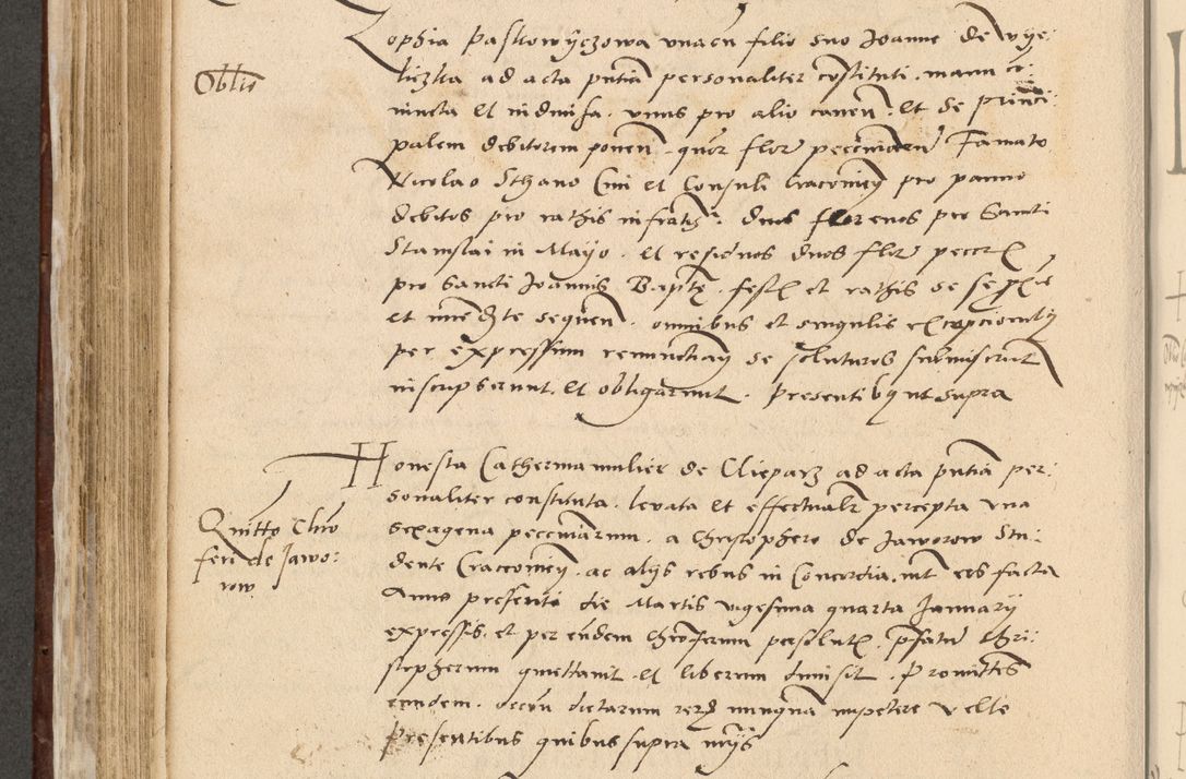 Zdjęcie nr 403 dla obiektu archiwalnego: Acta actorum causarum, sentenciarum et obligationum coram reverendo patre domino Paulo Crassowski Warscheviensi et Omnium Sanctorum preposito, canonico et officiali in spiritualibus generali Cracoviensi ad annum Domini millesimum quingentesimum quadragesimum primum, cuius indicio est quatuor decima, pontificatu (sic!) sanctissimi in Christo patris et domini nostri domini Pauli divina providencia pape tercii,, anno septimo, a die ac mense infrascriptis feliciter continuantur