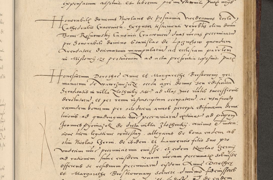 Zdjęcie nr 398 dla obiektu archiwalnego: Acta actorum causarum, sentenciarum et obligationum coram reverendo patre domino Paulo Crassowski Warscheviensi et Omnium Sanctorum preposito, canonico et officiali in spiritualibus generali Cracoviensi ad annum Domini millesimum quingentesimum quadragesimum primum, cuius indicio est quatuor decima, pontificatu (sic!) sanctissimi in Christo patris et domini nostri domini Pauli divina providencia pape tercii,, anno septimo, a die ac mense infrascriptis feliciter continuantur