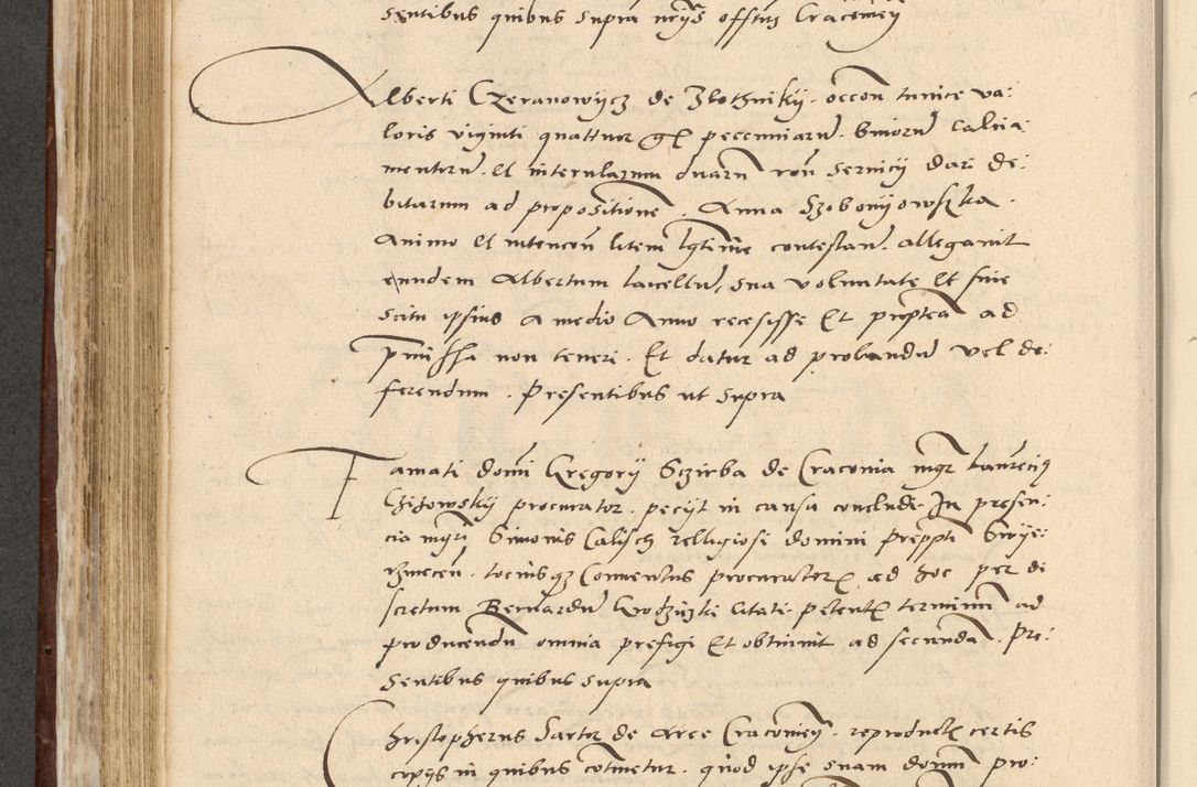 Zdjęcie nr 397 dla obiektu archiwalnego: Acta actorum causarum, sentenciarum et obligationum coram reverendo patre domino Paulo Crassowski Warscheviensi et Omnium Sanctorum preposito, canonico et officiali in spiritualibus generali Cracoviensi ad annum Domini millesimum quingentesimum quadragesimum primum, cuius indicio est quatuor decima, pontificatu (sic!) sanctissimi in Christo patris et domini nostri domini Pauli divina providencia pape tercii,, anno septimo, a die ac mense infrascriptis feliciter continuantur