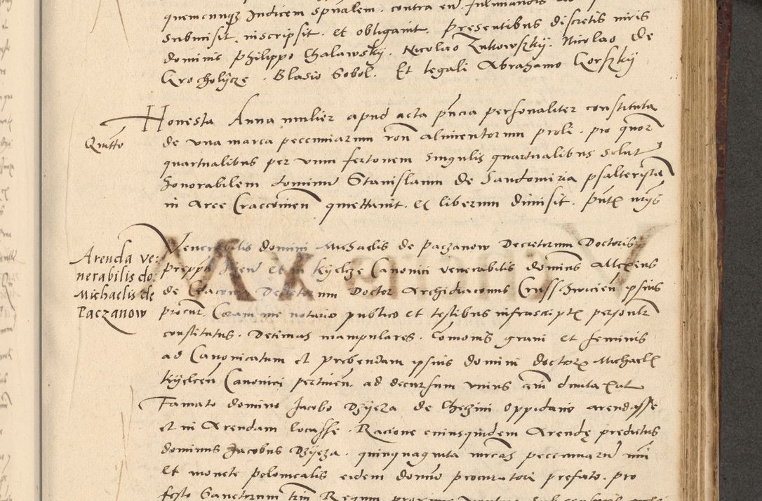 Zdjęcie nr 394 dla obiektu archiwalnego: Acta actorum causarum, sentenciarum et obligationum coram reverendo patre domino Paulo Crassowski Warscheviensi et Omnium Sanctorum preposito, canonico et officiali in spiritualibus generali Cracoviensi ad annum Domini millesimum quingentesimum quadragesimum primum, cuius indicio est quatuor decima, pontificatu (sic!) sanctissimi in Christo patris et domini nostri domini Pauli divina providencia pape tercii,, anno septimo, a die ac mense infrascriptis feliciter continuantur