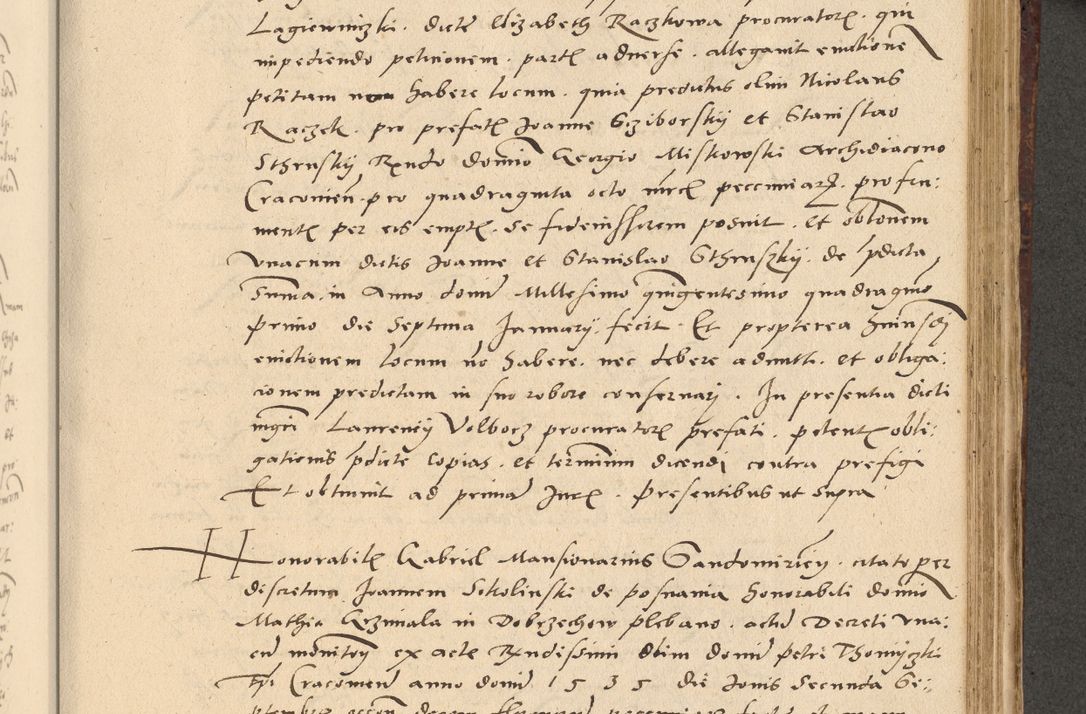 Zdjęcie nr 390 dla obiektu archiwalnego: Acta actorum causarum, sentenciarum et obligationum coram reverendo patre domino Paulo Crassowski Warscheviensi et Omnium Sanctorum preposito, canonico et officiali in spiritualibus generali Cracoviensi ad annum Domini millesimum quingentesimum quadragesimum primum, cuius indicio est quatuor decima, pontificatu (sic!) sanctissimi in Christo patris et domini nostri domini Pauli divina providencia pape tercii,, anno septimo, a die ac mense infrascriptis feliciter continuantur
