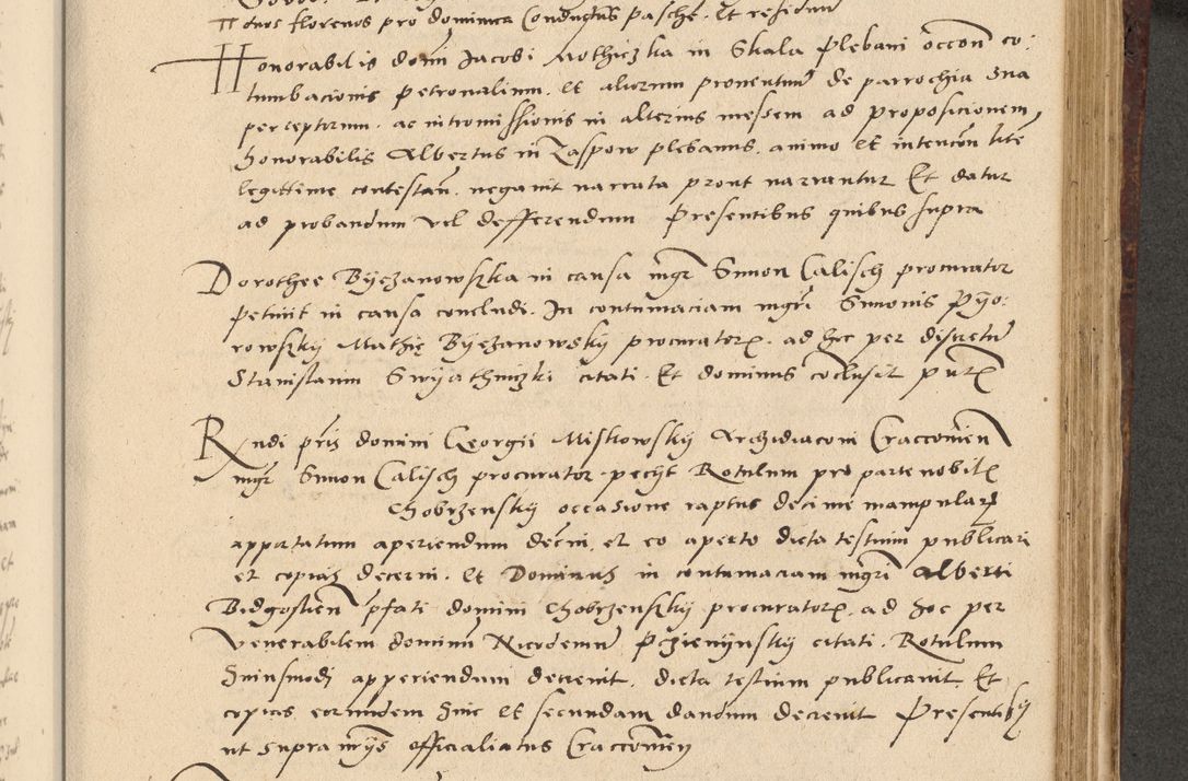 Zdjęcie nr 388 dla obiektu archiwalnego: Acta actorum causarum, sentenciarum et obligationum coram reverendo patre domino Paulo Crassowski Warscheviensi et Omnium Sanctorum preposito, canonico et officiali in spiritualibus generali Cracoviensi ad annum Domini millesimum quingentesimum quadragesimum primum, cuius indicio est quatuor decima, pontificatu (sic!) sanctissimi in Christo patris et domini nostri domini Pauli divina providencia pape tercii,, anno septimo, a die ac mense infrascriptis feliciter continuantur