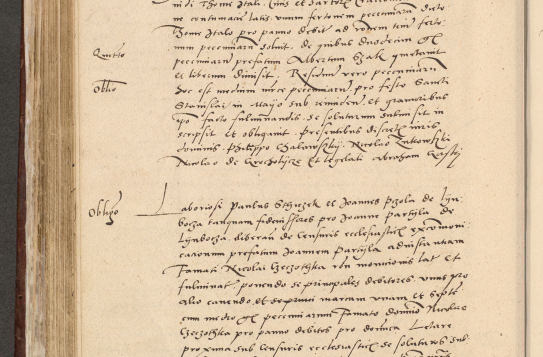 Zdjęcie nr 387 dla obiektu archiwalnego: Acta actorum causarum, sentenciarum et obligationum coram reverendo patre domino Paulo Crassowski Warscheviensi et Omnium Sanctorum preposito, canonico et officiali in spiritualibus generali Cracoviensi ad annum Domini millesimum quingentesimum quadragesimum primum, cuius indicio est quatuor decima, pontificatu (sic!) sanctissimi in Christo patris et domini nostri domini Pauli divina providencia pape tercii,, anno septimo, a die ac mense infrascriptis feliciter continuantur