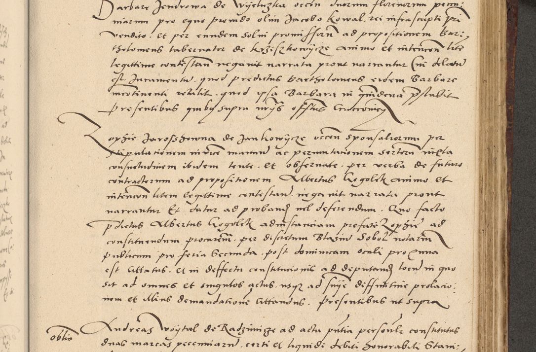 Zdjęcie nr 386 dla obiektu archiwalnego: Acta actorum causarum, sentenciarum et obligationum coram reverendo patre domino Paulo Crassowski Warscheviensi et Omnium Sanctorum preposito, canonico et officiali in spiritualibus generali Cracoviensi ad annum Domini millesimum quingentesimum quadragesimum primum, cuius indicio est quatuor decima, pontificatu (sic!) sanctissimi in Christo patris et domini nostri domini Pauli divina providencia pape tercii,, anno septimo, a die ac mense infrascriptis feliciter continuantur