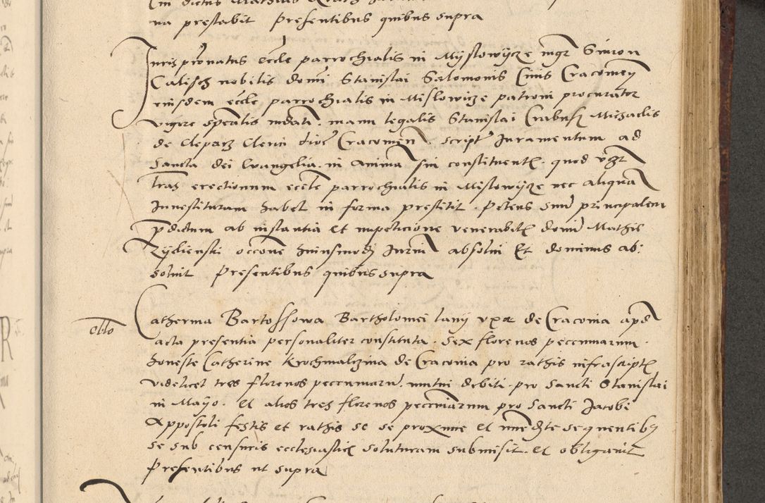 Zdjęcie nr 382 dla obiektu archiwalnego: Acta actorum causarum, sentenciarum et obligationum coram reverendo patre domino Paulo Crassowski Warscheviensi et Omnium Sanctorum preposito, canonico et officiali in spiritualibus generali Cracoviensi ad annum Domini millesimum quingentesimum quadragesimum primum, cuius indicio est quatuor decima, pontificatu (sic!) sanctissimi in Christo patris et domini nostri domini Pauli divina providencia pape tercii,, anno septimo, a die ac mense infrascriptis feliciter continuantur