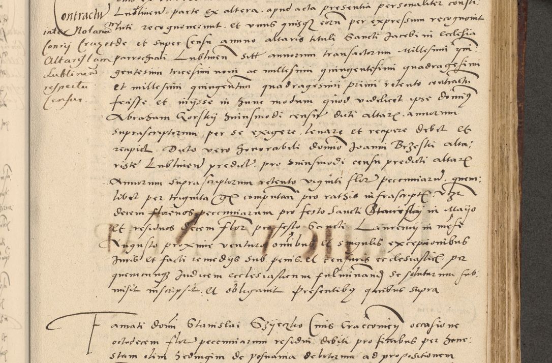 Zdjęcie nr 380 dla obiektu archiwalnego: Acta actorum causarum, sentenciarum et obligationum coram reverendo patre domino Paulo Crassowski Warscheviensi et Omnium Sanctorum preposito, canonico et officiali in spiritualibus generali Cracoviensi ad annum Domini millesimum quingentesimum quadragesimum primum, cuius indicio est quatuor decima, pontificatu (sic!) sanctissimi in Christo patris et domini nostri domini Pauli divina providencia pape tercii,, anno septimo, a die ac mense infrascriptis feliciter continuantur