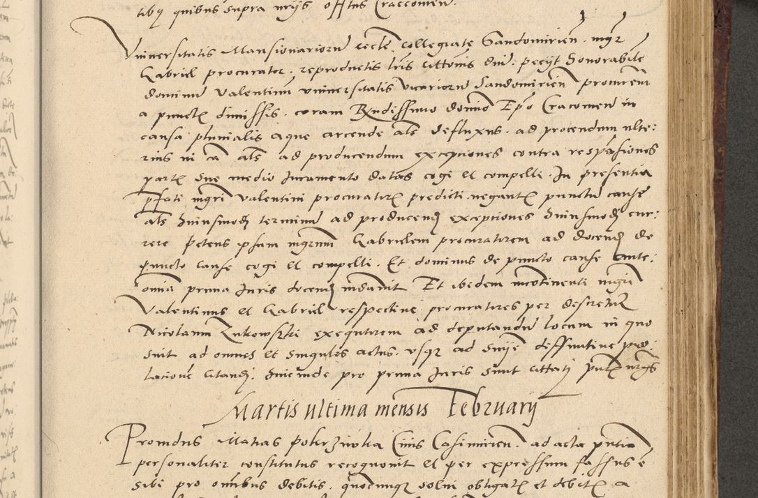 Zdjęcie nr 370 dla obiektu archiwalnego: Acta actorum causarum, sentenciarum et obligationum coram reverendo patre domino Paulo Crassowski Warscheviensi et Omnium Sanctorum preposito, canonico et officiali in spiritualibus generali Cracoviensi ad annum Domini millesimum quingentesimum quadragesimum primum, cuius indicio est quatuor decima, pontificatu (sic!) sanctissimi in Christo patris et domini nostri domini Pauli divina providencia pape tercii,, anno septimo, a die ac mense infrascriptis feliciter continuantur