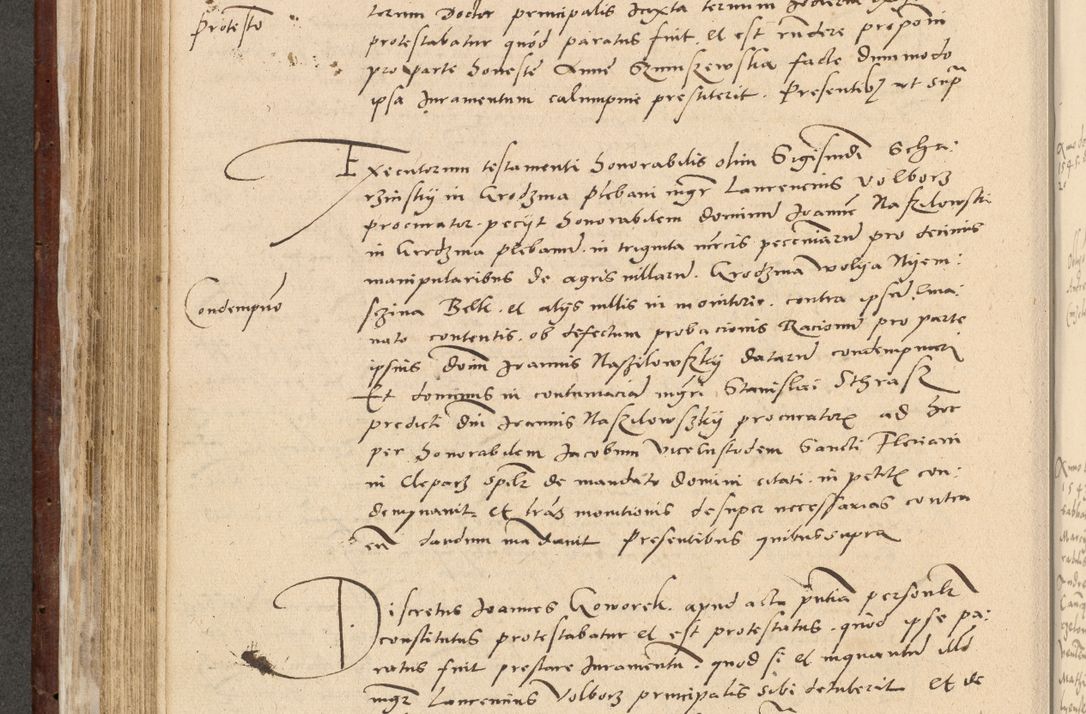 Zdjęcie nr 357 dla obiektu archiwalnego: Acta actorum causarum, sentenciarum et obligationum coram reverendo patre domino Paulo Crassowski Warscheviensi et Omnium Sanctorum preposito, canonico et officiali in spiritualibus generali Cracoviensi ad annum Domini millesimum quingentesimum quadragesimum primum, cuius indicio est quatuor decima, pontificatu (sic!) sanctissimi in Christo patris et domini nostri domini Pauli divina providencia pape tercii,, anno septimo, a die ac mense infrascriptis feliciter continuantur