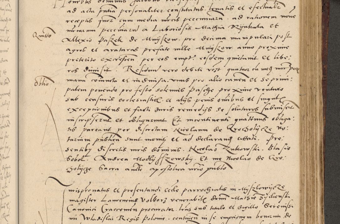 Zdjęcie nr 346 dla obiektu archiwalnego: Acta actorum causarum, sentenciarum et obligationum coram reverendo patre domino Paulo Crassowski Warscheviensi et Omnium Sanctorum preposito, canonico et officiali in spiritualibus generali Cracoviensi ad annum Domini millesimum quingentesimum quadragesimum primum, cuius indicio est quatuor decima, pontificatu (sic!) sanctissimi in Christo patris et domini nostri domini Pauli divina providencia pape tercii,, anno septimo, a die ac mense infrascriptis feliciter continuantur
