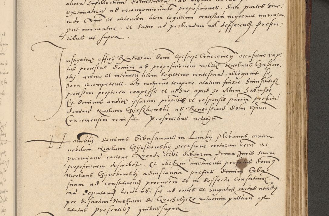 Zdjęcie nr 338 dla obiektu archiwalnego: Acta actorum causarum, sentenciarum et obligationum coram reverendo patre domino Paulo Crassowski Warscheviensi et Omnium Sanctorum preposito, canonico et officiali in spiritualibus generali Cracoviensi ad annum Domini millesimum quingentesimum quadragesimum primum, cuius indicio est quatuor decima, pontificatu (sic!) sanctissimi in Christo patris et domini nostri domini Pauli divina providencia pape tercii,, anno septimo, a die ac mense infrascriptis feliciter continuantur