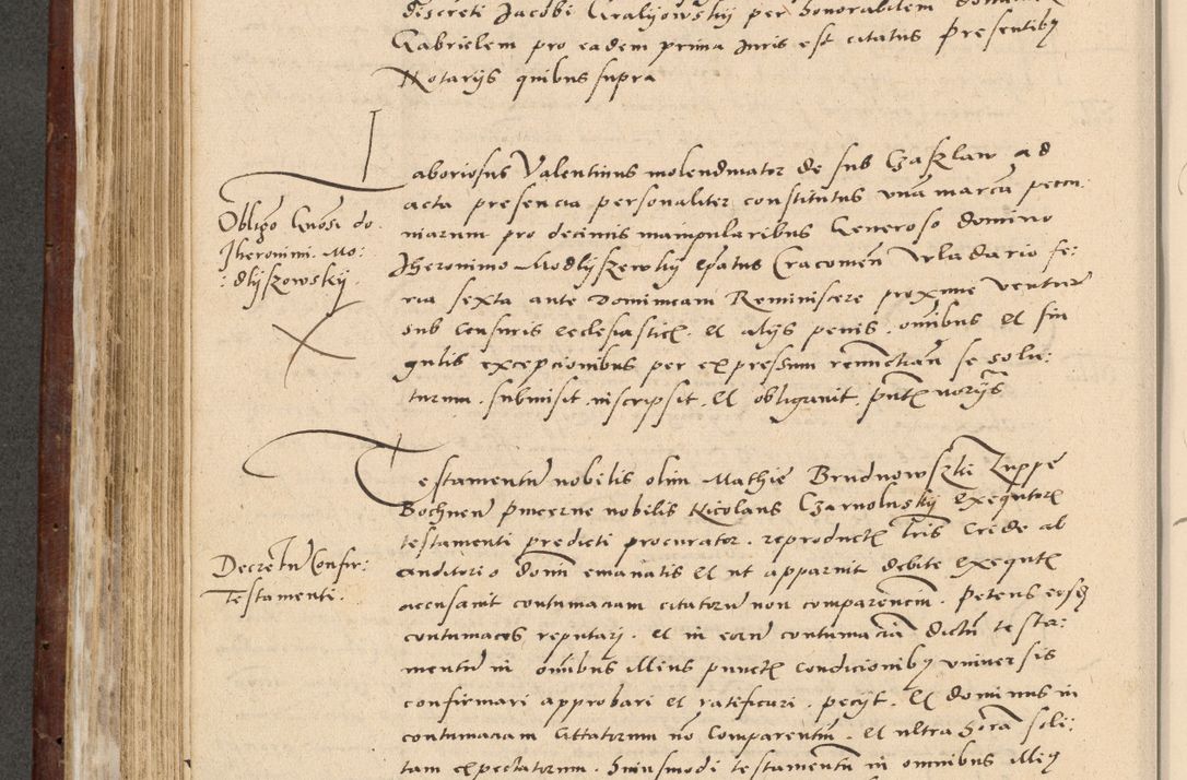 Zdjęcie nr 337 dla obiektu archiwalnego: Acta actorum causarum, sentenciarum et obligationum coram reverendo patre domino Paulo Crassowski Warscheviensi et Omnium Sanctorum preposito, canonico et officiali in spiritualibus generali Cracoviensi ad annum Domini millesimum quingentesimum quadragesimum primum, cuius indicio est quatuor decima, pontificatu (sic!) sanctissimi in Christo patris et domini nostri domini Pauli divina providencia pape tercii,, anno septimo, a die ac mense infrascriptis feliciter continuantur