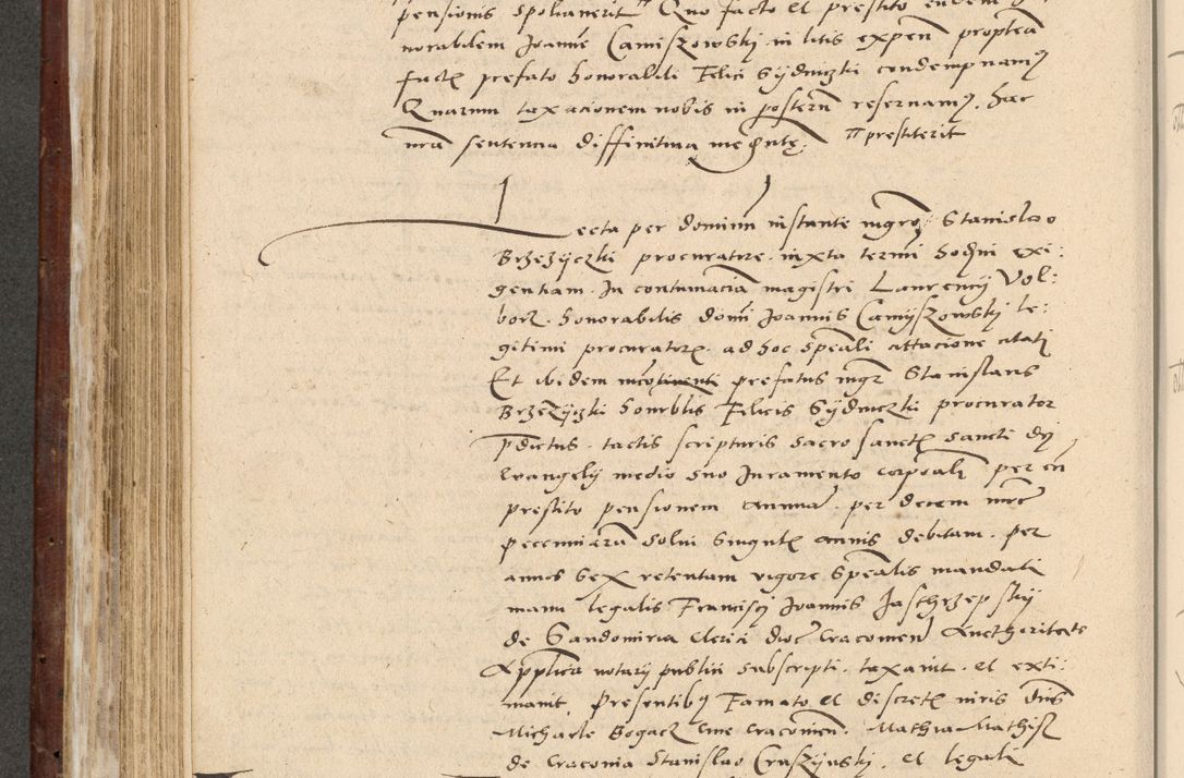 Zdjęcie nr 335 dla obiektu archiwalnego: Acta actorum causarum, sentenciarum et obligationum coram reverendo patre domino Paulo Crassowski Warscheviensi et Omnium Sanctorum preposito, canonico et officiali in spiritualibus generali Cracoviensi ad annum Domini millesimum quingentesimum quadragesimum primum, cuius indicio est quatuor decima, pontificatu (sic!) sanctissimi in Christo patris et domini nostri domini Pauli divina providencia pape tercii,, anno septimo, a die ac mense infrascriptis feliciter continuantur