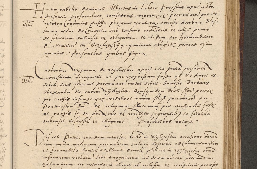 Zdjęcie nr 336 dla obiektu archiwalnego: Acta actorum causarum, sentenciarum et obligationum coram reverendo patre domino Paulo Crassowski Warscheviensi et Omnium Sanctorum preposito, canonico et officiali in spiritualibus generali Cracoviensi ad annum Domini millesimum quingentesimum quadragesimum primum, cuius indicio est quatuor decima, pontificatu (sic!) sanctissimi in Christo patris et domini nostri domini Pauli divina providencia pape tercii,, anno septimo, a die ac mense infrascriptis feliciter continuantur