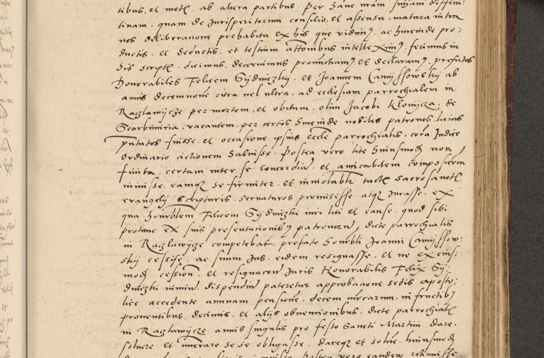 Zdjęcie nr 334 dla obiektu archiwalnego: Acta actorum causarum, sentenciarum et obligationum coram reverendo patre domino Paulo Crassowski Warscheviensi et Omnium Sanctorum preposito, canonico et officiali in spiritualibus generali Cracoviensi ad annum Domini millesimum quingentesimum quadragesimum primum, cuius indicio est quatuor decima, pontificatu (sic!) sanctissimi in Christo patris et domini nostri domini Pauli divina providencia pape tercii,, anno septimo, a die ac mense infrascriptis feliciter continuantur
