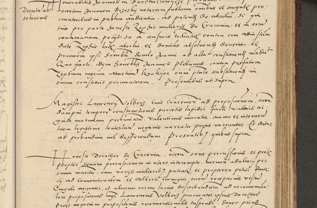 Zdjęcie nr 328 dla obiektu archiwalnego: Acta actorum causarum, sentenciarum et obligationum coram reverendo patre domino Paulo Crassowski Warscheviensi et Omnium Sanctorum preposito, canonico et officiali in spiritualibus generali Cracoviensi ad annum Domini millesimum quingentesimum quadragesimum primum, cuius indicio est quatuor decima, pontificatu (sic!) sanctissimi in Christo patris et domini nostri domini Pauli divina providencia pape tercii,, anno septimo, a die ac mense infrascriptis feliciter continuantur