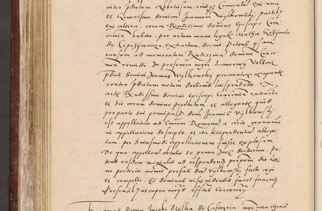 Zdjęcie nr 321 dla obiektu archiwalnego: Acta actorum causarum, sentenciarum et obligationum coram reverendo patre domino Paulo Crassowski Warscheviensi et Omnium Sanctorum preposito, canonico et officiali in spiritualibus generali Cracoviensi ad annum Domini millesimum quingentesimum quadragesimum primum, cuius indicio est quatuor decima, pontificatu (sic!) sanctissimi in Christo patris et domini nostri domini Pauli divina providencia pape tercii,, anno septimo, a die ac mense infrascriptis feliciter continuantur