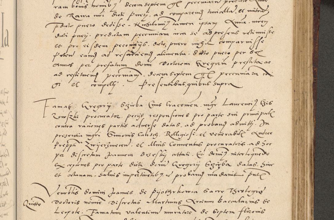 Zdjęcie nr 320 dla obiektu archiwalnego: Acta actorum causarum, sentenciarum et obligationum coram reverendo patre domino Paulo Crassowski Warscheviensi et Omnium Sanctorum preposito, canonico et officiali in spiritualibus generali Cracoviensi ad annum Domini millesimum quingentesimum quadragesimum primum, cuius indicio est quatuor decima, pontificatu (sic!) sanctissimi in Christo patris et domini nostri domini Pauli divina providencia pape tercii,, anno septimo, a die ac mense infrascriptis feliciter continuantur