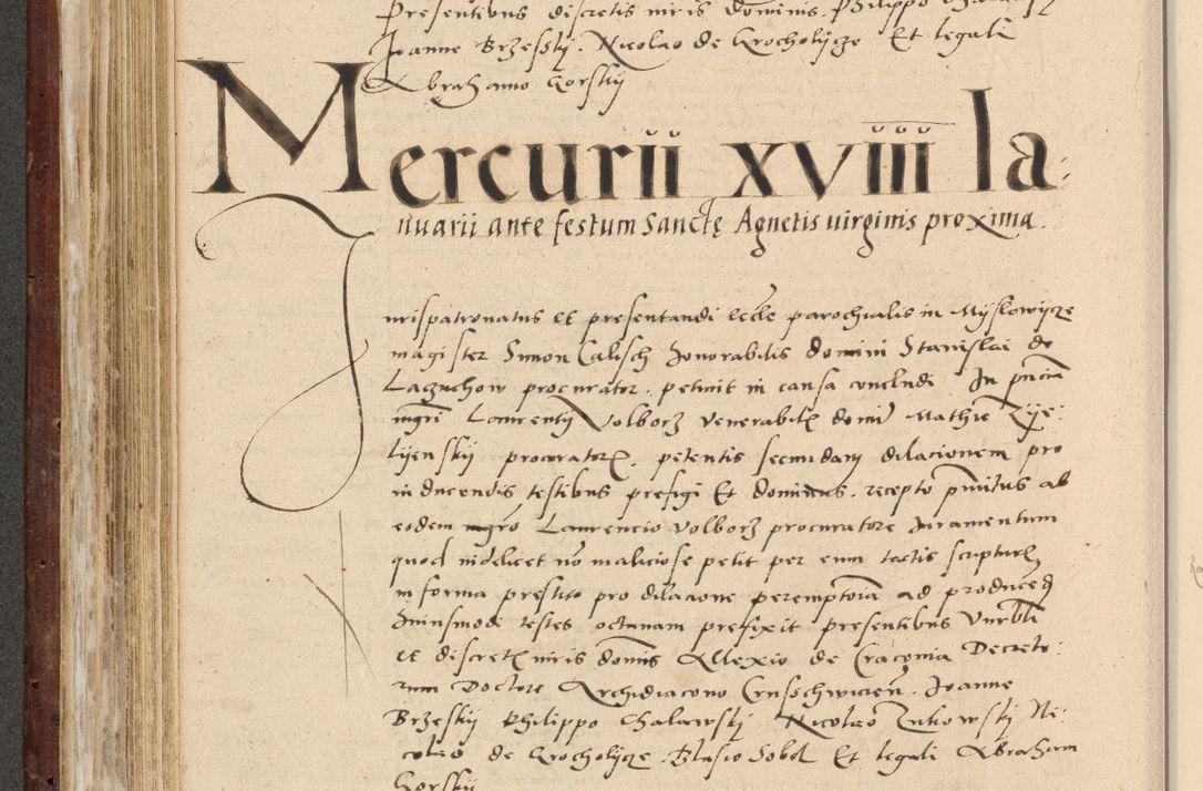 Zdjęcie nr 301 dla obiektu archiwalnego: Acta actorum causarum, sentenciarum et obligationum coram reverendo patre domino Paulo Crassowski Warscheviensi et Omnium Sanctorum preposito, canonico et officiali in spiritualibus generali Cracoviensi ad annum Domini millesimum quingentesimum quadragesimum primum, cuius indicio est quatuor decima, pontificatu (sic!) sanctissimi in Christo patris et domini nostri domini Pauli divina providencia pape tercii,, anno septimo, a die ac mense infrascriptis feliciter continuantur