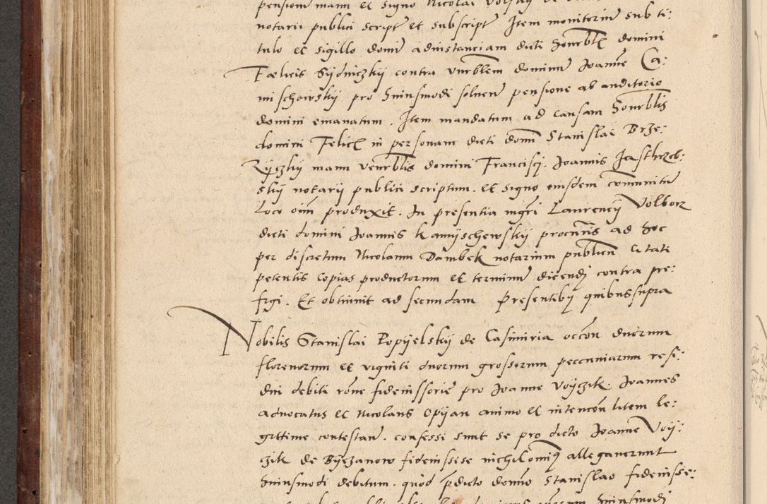Zdjęcie nr 295 dla obiektu archiwalnego: Acta actorum causarum, sentenciarum et obligationum coram reverendo patre domino Paulo Crassowski Warscheviensi et Omnium Sanctorum preposito, canonico et officiali in spiritualibus generali Cracoviensi ad annum Domini millesimum quingentesimum quadragesimum primum, cuius indicio est quatuor decima, pontificatu (sic!) sanctissimi in Christo patris et domini nostri domini Pauli divina providencia pape tercii,, anno septimo, a die ac mense infrascriptis feliciter continuantur