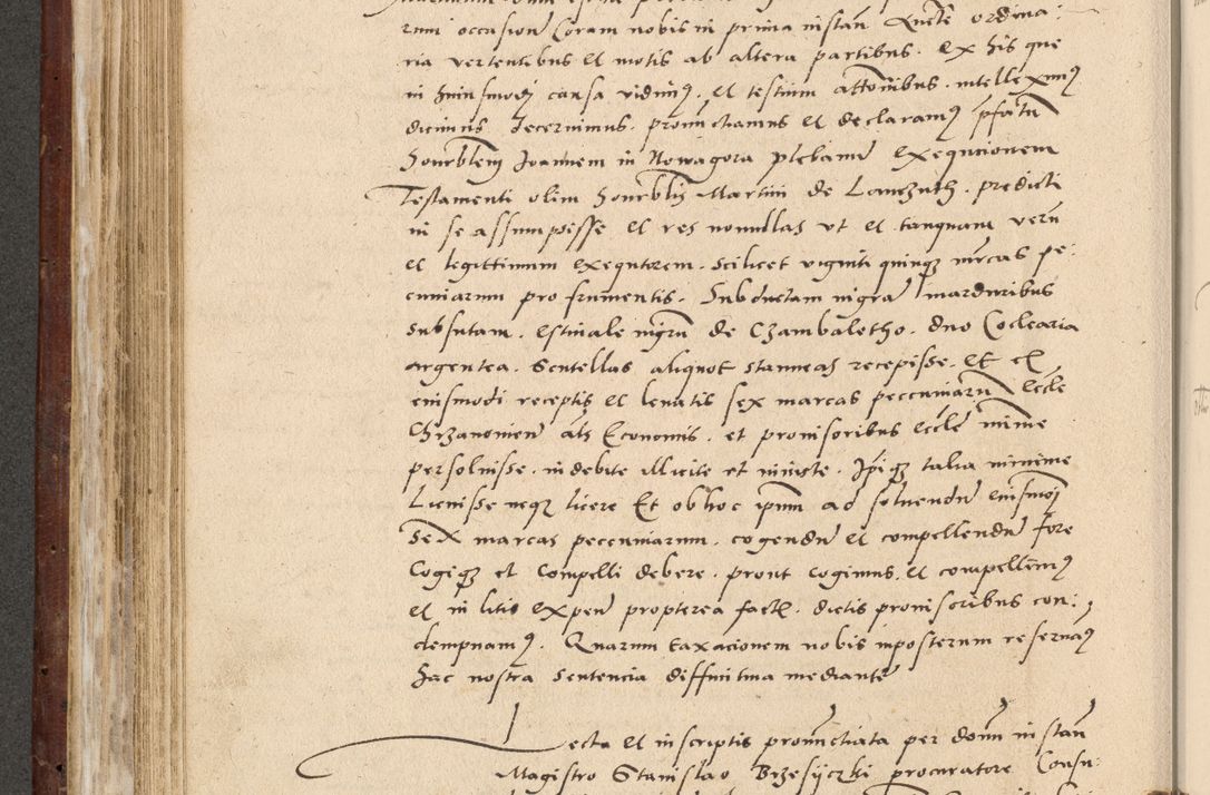 Zdjęcie nr 289 dla obiektu archiwalnego: Acta actorum causarum, sentenciarum et obligationum coram reverendo patre domino Paulo Crassowski Warscheviensi et Omnium Sanctorum preposito, canonico et officiali in spiritualibus generali Cracoviensi ad annum Domini millesimum quingentesimum quadragesimum primum, cuius indicio est quatuor decima, pontificatu (sic!) sanctissimi in Christo patris et domini nostri domini Pauli divina providencia pape tercii,, anno septimo, a die ac mense infrascriptis feliciter continuantur