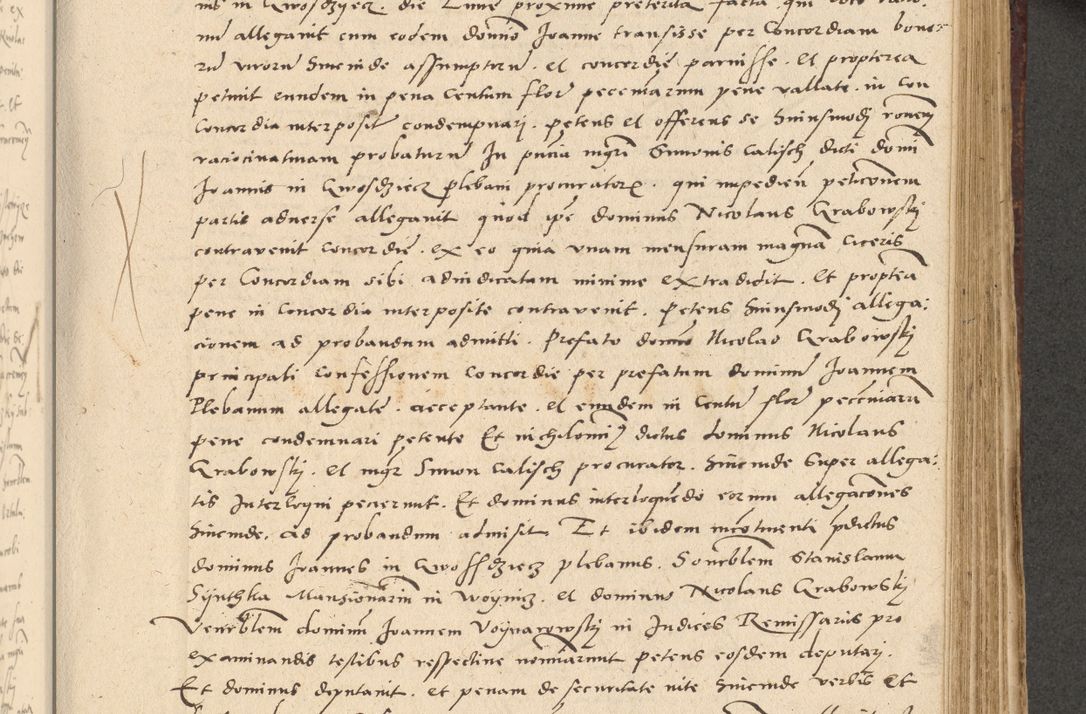 Zdjęcie nr 284 dla obiektu archiwalnego: Acta actorum causarum, sentenciarum et obligationum coram reverendo patre domino Paulo Crassowski Warscheviensi et Omnium Sanctorum preposito, canonico et officiali in spiritualibus generali Cracoviensi ad annum Domini millesimum quingentesimum quadragesimum primum, cuius indicio est quatuor decima, pontificatu (sic!) sanctissimi in Christo patris et domini nostri domini Pauli divina providencia pape tercii,, anno septimo, a die ac mense infrascriptis feliciter continuantur