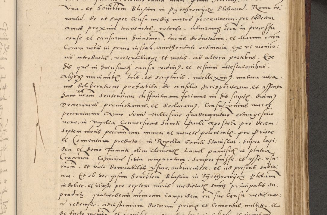 Zdjęcie nr 286 dla obiektu archiwalnego: Acta actorum causarum, sentenciarum et obligationum coram reverendo patre domino Paulo Crassowski Warscheviensi et Omnium Sanctorum preposito, canonico et officiali in spiritualibus generali Cracoviensi ad annum Domini millesimum quingentesimum quadragesimum primum, cuius indicio est quatuor decima, pontificatu (sic!) sanctissimi in Christo patris et domini nostri domini Pauli divina providencia pape tercii,, anno septimo, a die ac mense infrascriptis feliciter continuantur