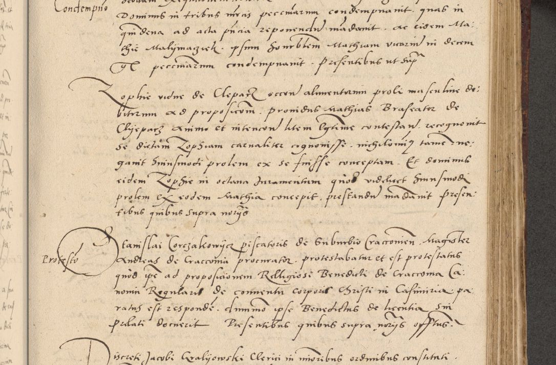 Zdjęcie nr 278 dla obiektu archiwalnego: Acta actorum causarum, sentenciarum et obligationum coram reverendo patre domino Paulo Crassowski Warscheviensi et Omnium Sanctorum preposito, canonico et officiali in spiritualibus generali Cracoviensi ad annum Domini millesimum quingentesimum quadragesimum primum, cuius indicio est quatuor decima, pontificatu (sic!) sanctissimi in Christo patris et domini nostri domini Pauli divina providencia pape tercii,, anno septimo, a die ac mense infrascriptis feliciter continuantur