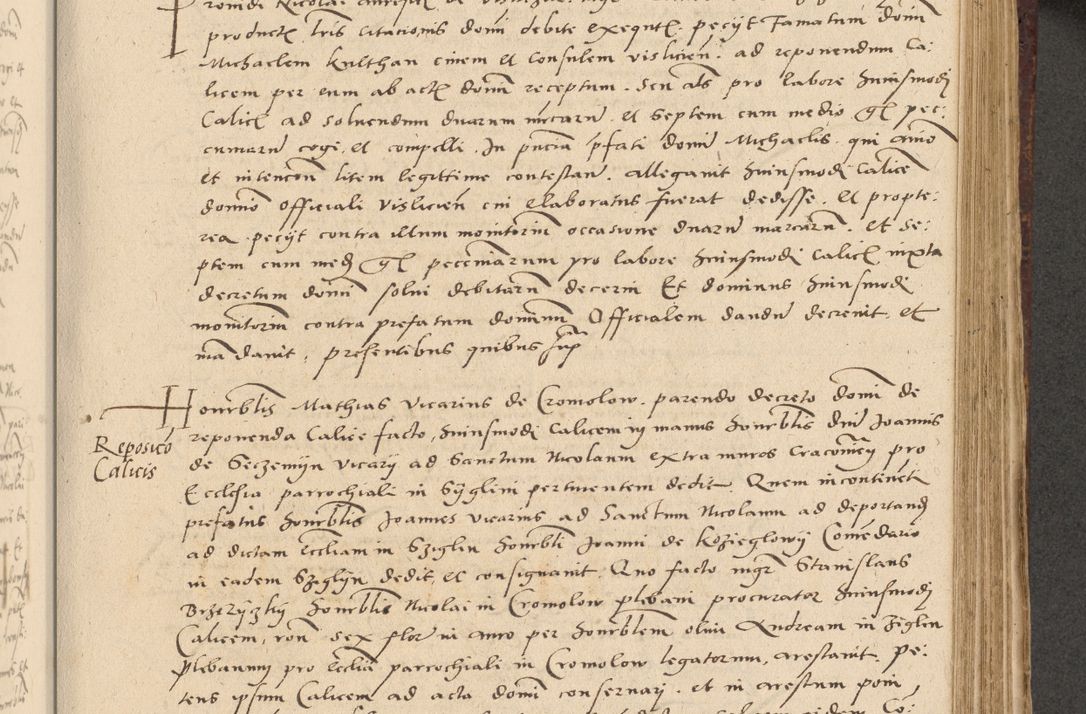 Zdjęcie nr 274 dla obiektu archiwalnego: Acta actorum causarum, sentenciarum et obligationum coram reverendo patre domino Paulo Crassowski Warscheviensi et Omnium Sanctorum preposito, canonico et officiali in spiritualibus generali Cracoviensi ad annum Domini millesimum quingentesimum quadragesimum primum, cuius indicio est quatuor decima, pontificatu (sic!) sanctissimi in Christo patris et domini nostri domini Pauli divina providencia pape tercii,, anno septimo, a die ac mense infrascriptis feliciter continuantur