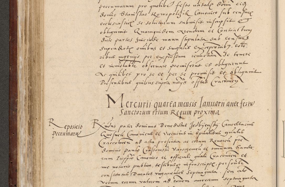 Zdjęcie nr 271 dla obiektu archiwalnego: Acta actorum causarum, sentenciarum et obligationum coram reverendo patre domino Paulo Crassowski Warscheviensi et Omnium Sanctorum preposito, canonico et officiali in spiritualibus generali Cracoviensi ad annum Domini millesimum quingentesimum quadragesimum primum, cuius indicio est quatuor decima, pontificatu (sic!) sanctissimi in Christo patris et domini nostri domini Pauli divina providencia pape tercii,, anno septimo, a die ac mense infrascriptis feliciter continuantur