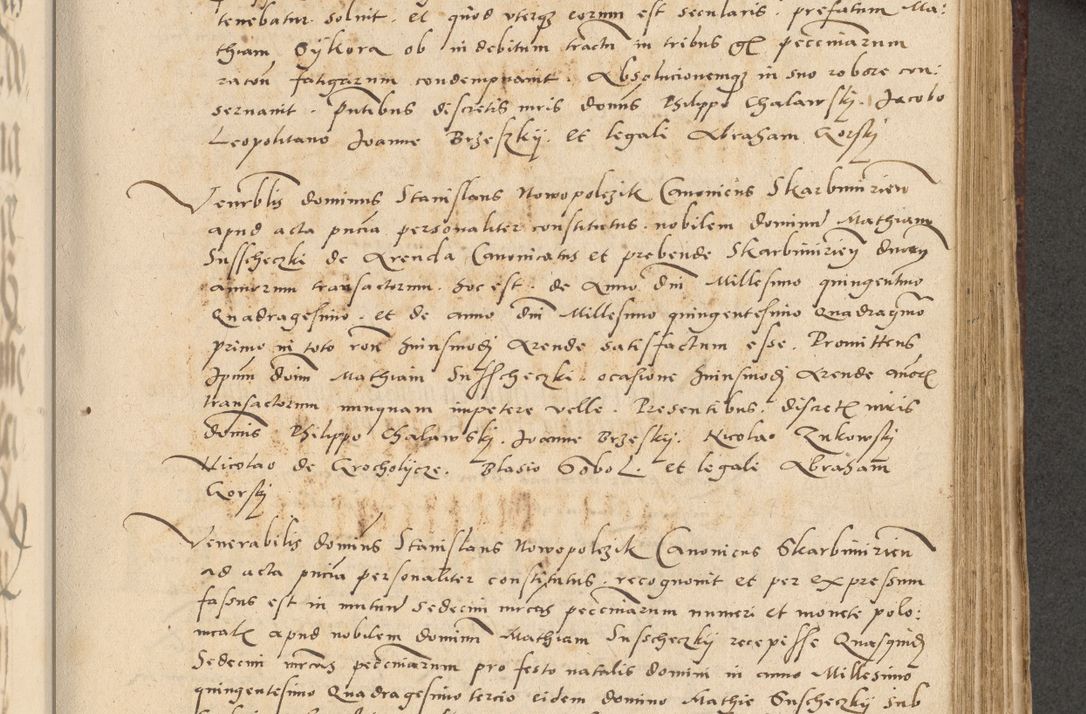 Zdjęcie nr 270 dla obiektu archiwalnego: Acta actorum causarum, sentenciarum et obligationum coram reverendo patre domino Paulo Crassowski Warscheviensi et Omnium Sanctorum preposito, canonico et officiali in spiritualibus generali Cracoviensi ad annum Domini millesimum quingentesimum quadragesimum primum, cuius indicio est quatuor decima, pontificatu (sic!) sanctissimi in Christo patris et domini nostri domini Pauli divina providencia pape tercii,, anno septimo, a die ac mense infrascriptis feliciter continuantur