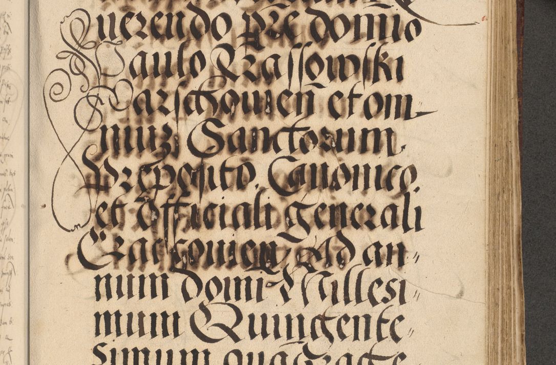 Zdjęcie nr 268 dla obiektu archiwalnego: Acta actorum causarum, sentenciarum et obligationum coram reverendo patre domino Paulo Crassowski Warscheviensi et Omnium Sanctorum preposito, canonico et officiali in spiritualibus generali Cracoviensi ad annum Domini millesimum quingentesimum quadragesimum primum, cuius indicio est quatuor decima, pontificatu (sic!) sanctissimi in Christo patris et domini nostri domini Pauli divina providencia pape tercii,, anno septimo, a die ac mense infrascriptis feliciter continuantur