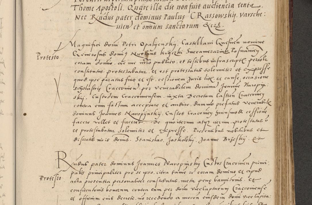 Zdjęcie nr 258 dla obiektu archiwalnego: Acta actorum causarum, sentenciarum et obligationum coram reverendo patre domino Paulo Crassowski Warscheviensi et Omnium Sanctorum preposito, canonico et officiali in spiritualibus generali Cracoviensi ad annum Domini millesimum quingentesimum quadragesimum primum, cuius indicio est quatuor decima, pontificatu (sic!) sanctissimi in Christo patris et domini nostri domini Pauli divina providencia pape tercii,, anno septimo, a die ac mense infrascriptis feliciter continuantur