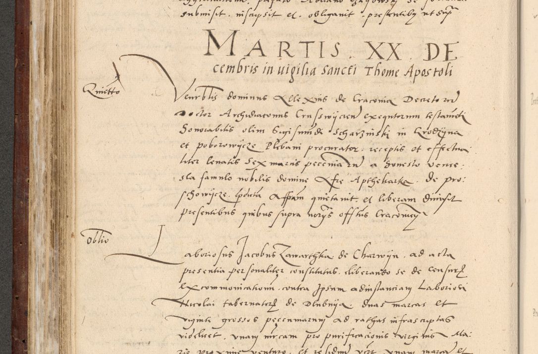 Zdjęcie nr 257 dla obiektu archiwalnego: Acta actorum causarum, sentenciarum et obligationum coram reverendo patre domino Paulo Crassowski Warscheviensi et Omnium Sanctorum preposito, canonico et officiali in spiritualibus generali Cracoviensi ad annum Domini millesimum quingentesimum quadragesimum primum, cuius indicio est quatuor decima, pontificatu (sic!) sanctissimi in Christo patris et domini nostri domini Pauli divina providencia pape tercii,, anno septimo, a die ac mense infrascriptis feliciter continuantur