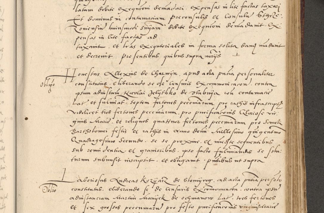 Zdjęcie nr 256 dla obiektu archiwalnego: Acta actorum causarum, sentenciarum et obligationum coram reverendo patre domino Paulo Crassowski Warscheviensi et Omnium Sanctorum preposito, canonico et officiali in spiritualibus generali Cracoviensi ad annum Domini millesimum quingentesimum quadragesimum primum, cuius indicio est quatuor decima, pontificatu (sic!) sanctissimi in Christo patris et domini nostri domini Pauli divina providencia pape tercii,, anno septimo, a die ac mense infrascriptis feliciter continuantur