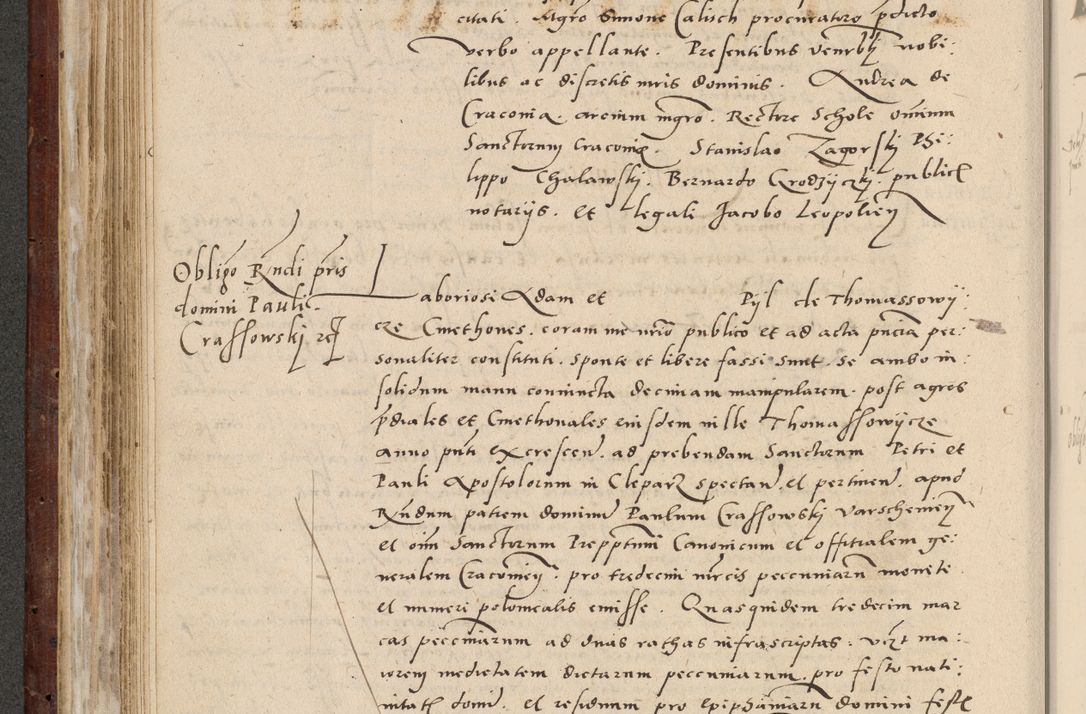 Zdjęcie nr 251 dla obiektu archiwalnego: Acta actorum causarum, sentenciarum et obligationum coram reverendo patre domino Paulo Crassowski Warscheviensi et Omnium Sanctorum preposito, canonico et officiali in spiritualibus generali Cracoviensi ad annum Domini millesimum quingentesimum quadragesimum primum, cuius indicio est quatuor decima, pontificatu (sic!) sanctissimi in Christo patris et domini nostri domini Pauli divina providencia pape tercii,, anno septimo, a die ac mense infrascriptis feliciter continuantur