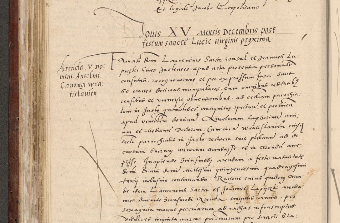 Zdjęcie nr 245 dla obiektu archiwalnego: Acta actorum causarum, sentenciarum et obligationum coram reverendo patre domino Paulo Crassowski Warscheviensi et Omnium Sanctorum preposito, canonico et officiali in spiritualibus generali Cracoviensi ad annum Domini millesimum quingentesimum quadragesimum primum, cuius indicio est quatuor decima, pontificatu (sic!) sanctissimi in Christo patris et domini nostri domini Pauli divina providencia pape tercii,, anno septimo, a die ac mense infrascriptis feliciter continuantur