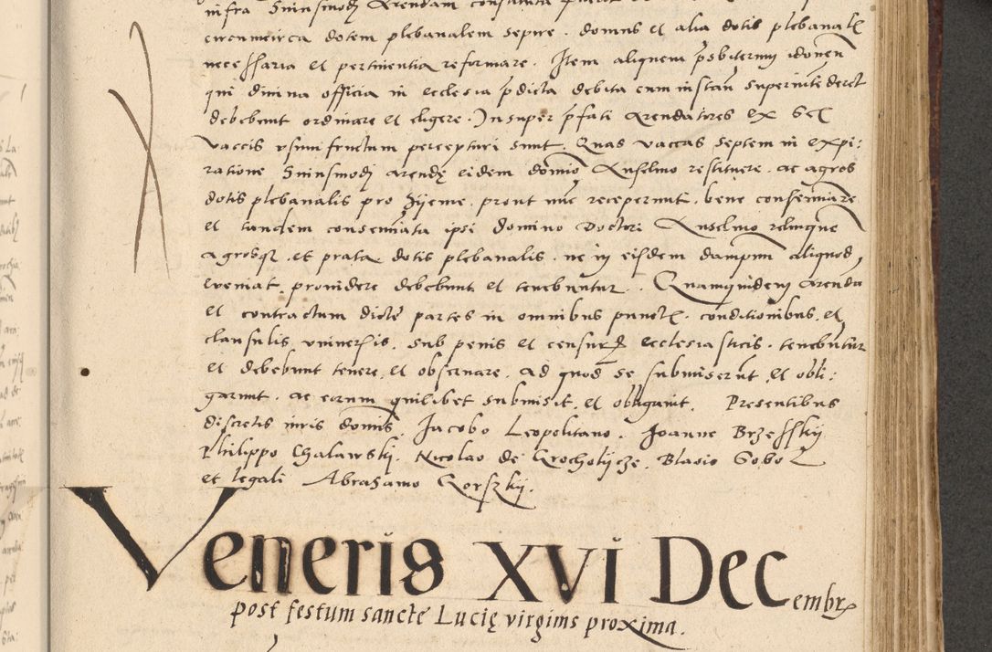 Zdjęcie nr 246 dla obiektu archiwalnego: Acta actorum causarum, sentenciarum et obligationum coram reverendo patre domino Paulo Crassowski Warscheviensi et Omnium Sanctorum preposito, canonico et officiali in spiritualibus generali Cracoviensi ad annum Domini millesimum quingentesimum quadragesimum primum, cuius indicio est quatuor decima, pontificatu (sic!) sanctissimi in Christo patris et domini nostri domini Pauli divina providencia pape tercii,, anno septimo, a die ac mense infrascriptis feliciter continuantur