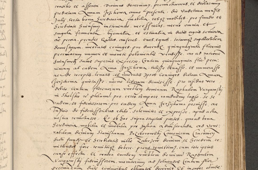 Zdjęcie nr 244 dla obiektu archiwalnego: Acta actorum causarum, sentenciarum et obligationum coram reverendo patre domino Paulo Crassowski Warscheviensi et Omnium Sanctorum preposito, canonico et officiali in spiritualibus generali Cracoviensi ad annum Domini millesimum quingentesimum quadragesimum primum, cuius indicio est quatuor decima, pontificatu (sic!) sanctissimi in Christo patris et domini nostri domini Pauli divina providencia pape tercii,, anno septimo, a die ac mense infrascriptis feliciter continuantur