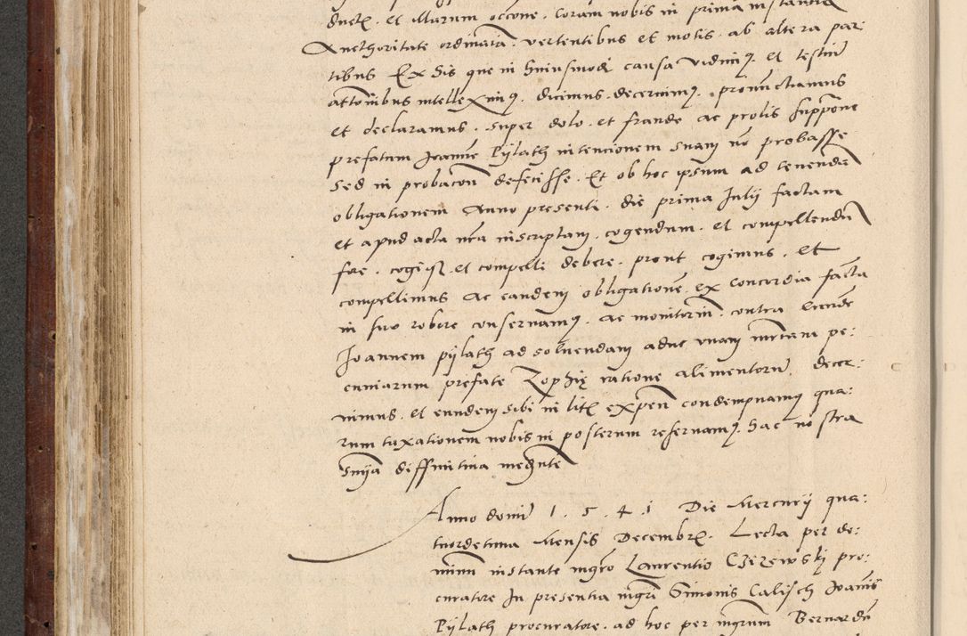Zdjęcie nr 243 dla obiektu archiwalnego: Acta actorum causarum, sentenciarum et obligationum coram reverendo patre domino Paulo Crassowski Warscheviensi et Omnium Sanctorum preposito, canonico et officiali in spiritualibus generali Cracoviensi ad annum Domini millesimum quingentesimum quadragesimum primum, cuius indicio est quatuor decima, pontificatu (sic!) sanctissimi in Christo patris et domini nostri domini Pauli divina providencia pape tercii,, anno septimo, a die ac mense infrascriptis feliciter continuantur