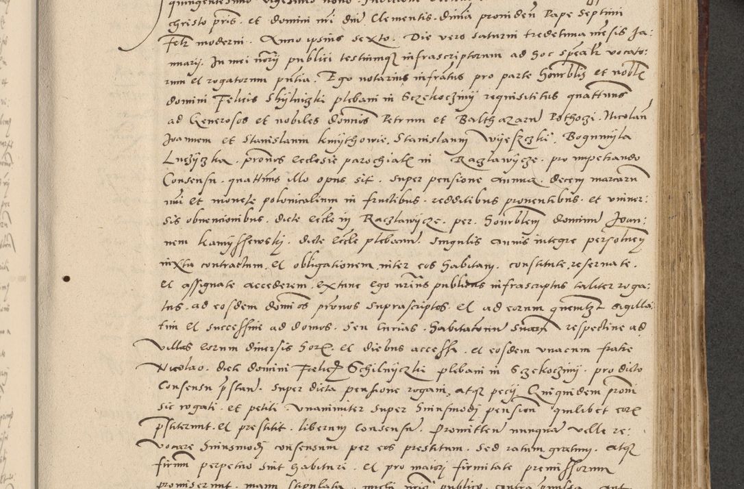 Zdjęcie nr 240 dla obiektu archiwalnego: Acta actorum causarum, sentenciarum et obligationum coram reverendo patre domino Paulo Crassowski Warscheviensi et Omnium Sanctorum preposito, canonico et officiali in spiritualibus generali Cracoviensi ad annum Domini millesimum quingentesimum quadragesimum primum, cuius indicio est quatuor decima, pontificatu (sic!) sanctissimi in Christo patris et domini nostri domini Pauli divina providencia pape tercii,, anno septimo, a die ac mense infrascriptis feliciter continuantur