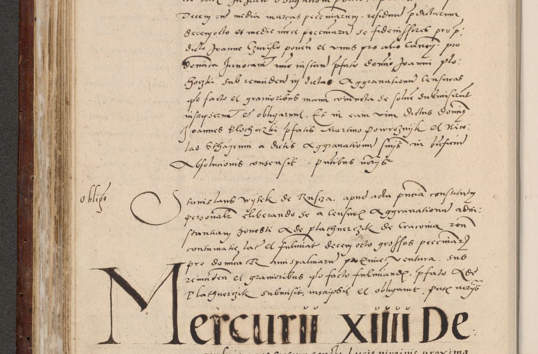 Zdjęcie nr 233 dla obiektu archiwalnego: Acta actorum causarum, sentenciarum et obligationum coram reverendo patre domino Paulo Crassowski Warscheviensi et Omnium Sanctorum preposito, canonico et officiali in spiritualibus generali Cracoviensi ad annum Domini millesimum quingentesimum quadragesimum primum, cuius indicio est quatuor decima, pontificatu (sic!) sanctissimi in Christo patris et domini nostri domini Pauli divina providencia pape tercii,, anno septimo, a die ac mense infrascriptis feliciter continuantur