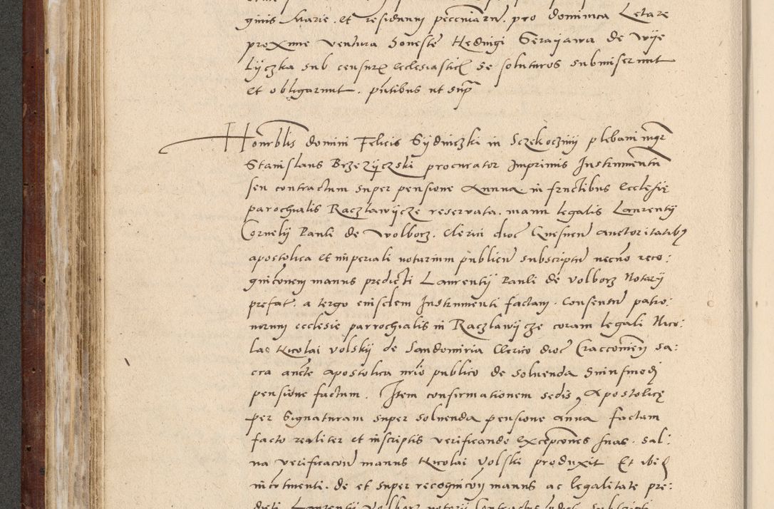 Zdjęcie nr 235 dla obiektu archiwalnego: Acta actorum causarum, sentenciarum et obligationum coram reverendo patre domino Paulo Crassowski Warscheviensi et Omnium Sanctorum preposito, canonico et officiali in spiritualibus generali Cracoviensi ad annum Domini millesimum quingentesimum quadragesimum primum, cuius indicio est quatuor decima, pontificatu (sic!) sanctissimi in Christo patris et domini nostri domini Pauli divina providencia pape tercii,, anno septimo, a die ac mense infrascriptis feliciter continuantur